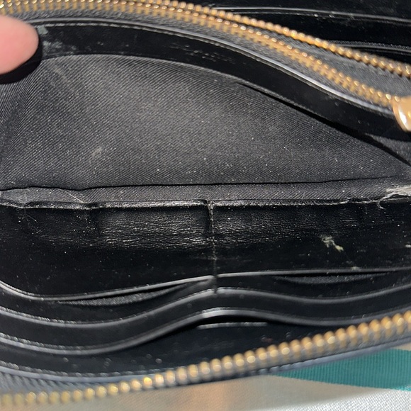 COACH Black Leather Wallet.zip around - Picture 10 of 14